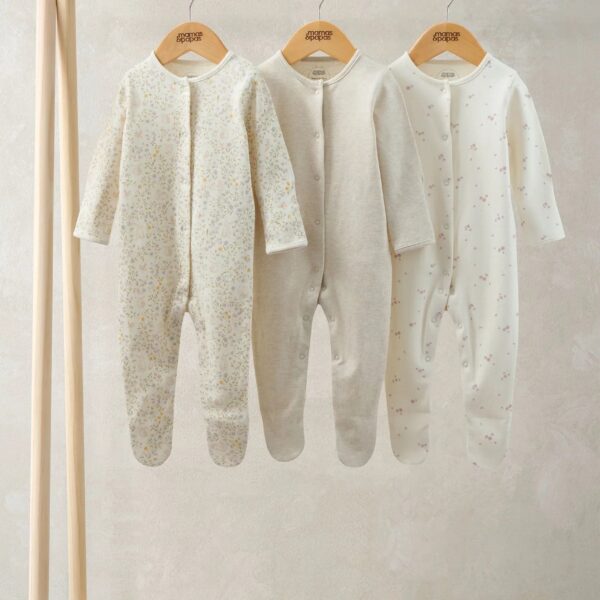 Bunny Sleepsuits (Pack of 3)