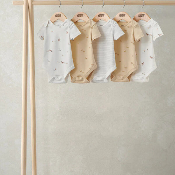 Duckling Short-Sleeved Bodysuits (Pack of 5)