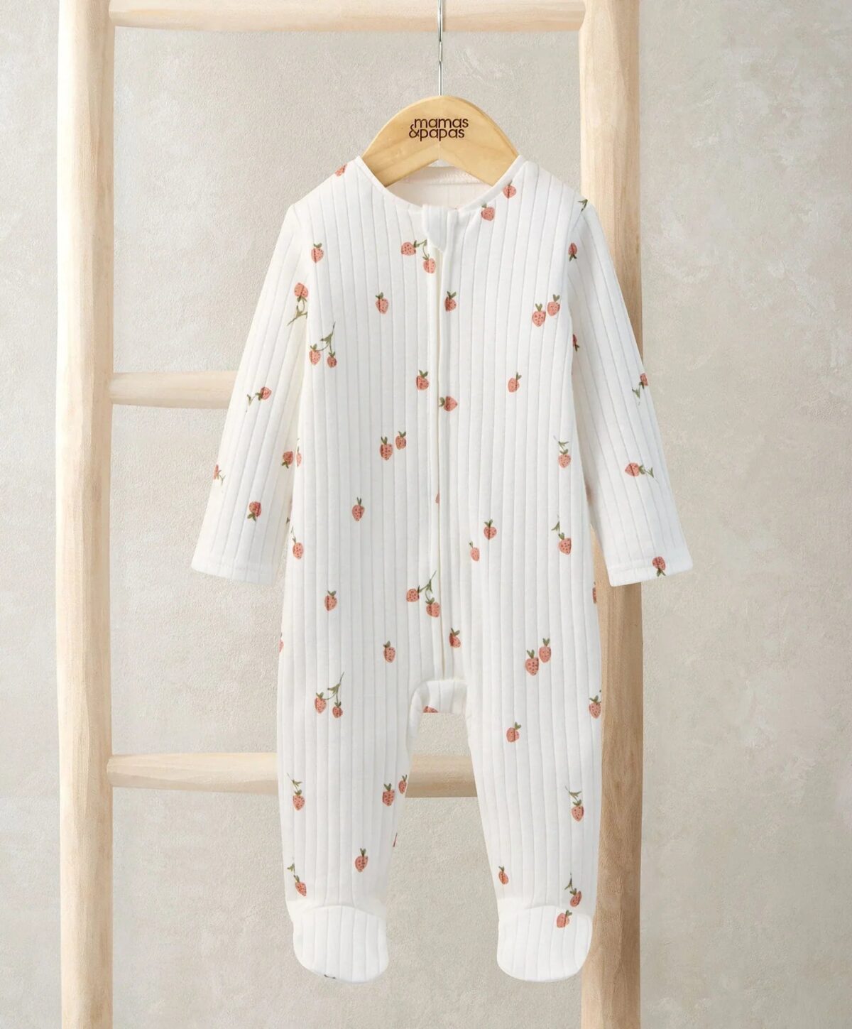 Strawberry Zip Sleepsuit