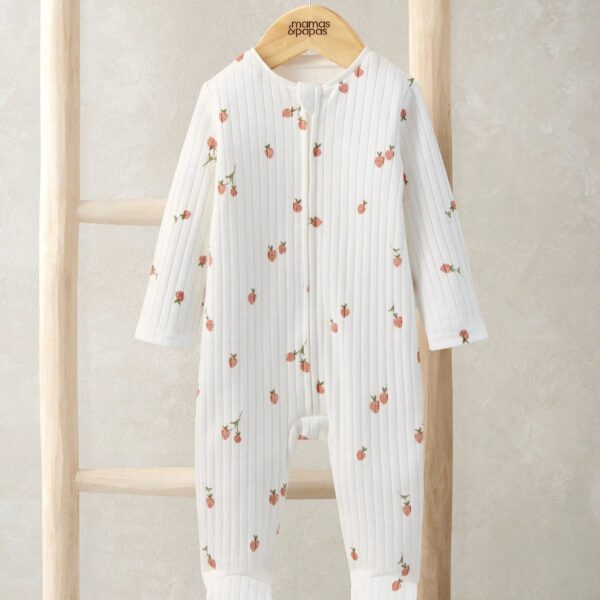 Strawberry Zip Sleepsuit