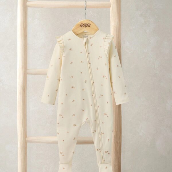 Floral Zip Sleepsuit
