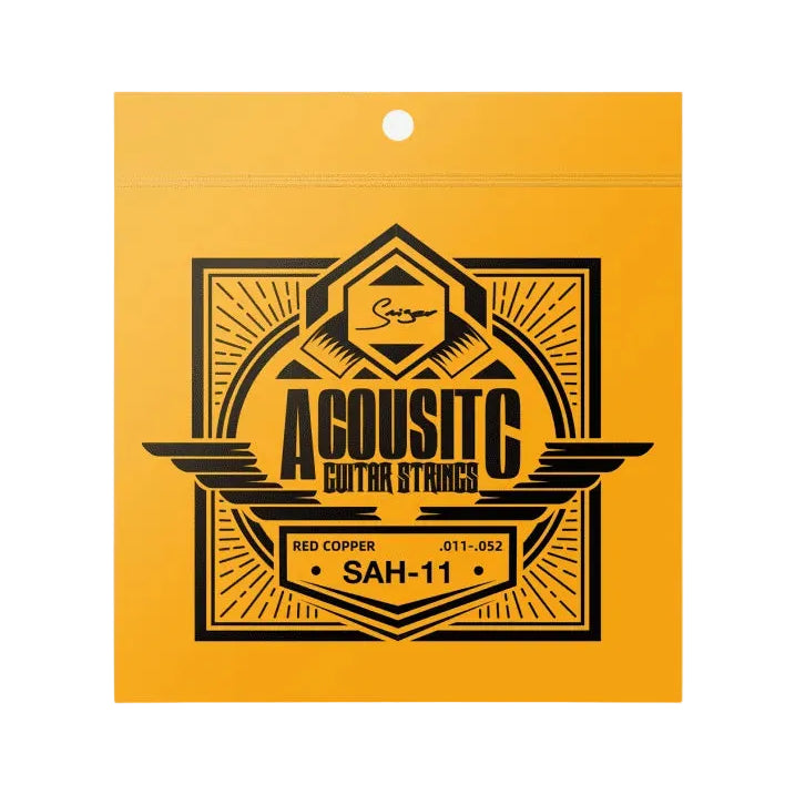 SAH-11-4-717x1024-1 Smiger SAH-11 Acoustic Guitar Strings – Bright Tone & Durable Steel Core