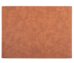 Rectangular Placemat/Table Mats - Leather Look Caramel