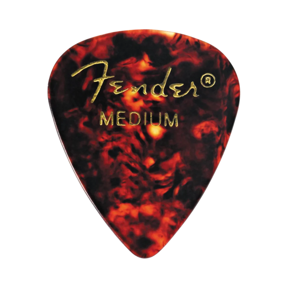 StorePics_8_c7b69e01-67bb-4deb-81af-e7e63c058d8c Fender Classic Celluloid Pick, Tortoise Shell, 351 Shape, Medium