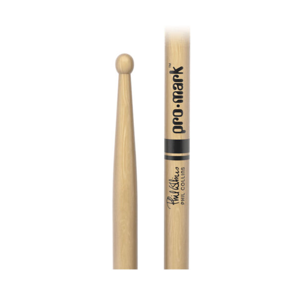 Promark TXPCW 5AB Phil Collins Lacquered Hickory Wood Tip Drumsticks