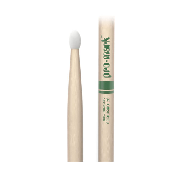 Promark TXR2BN 2B Forward Raw Hickory Nylon Tip Drumsticks