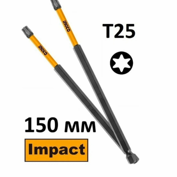 Impact Screwdriver Bit Long INGCO