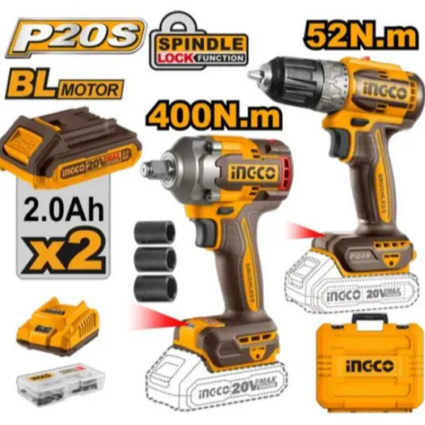 Cordless Power Tool Set INGCO