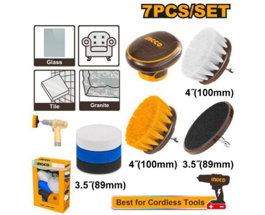 Untitled design (2) Drill Cleaning Brush Set INGCO - Image 1