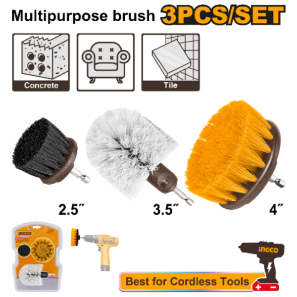 Drill Brush Cleaning Set INGCO