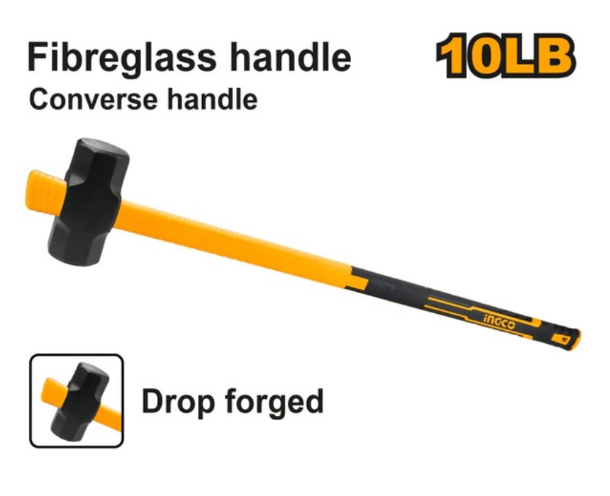 Untitled design - 2026-08-08T124139.916 Sledge Hammer Fiberglass Handle INGCO - Image 1