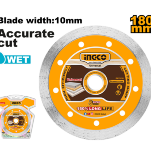 Wet Diamond Cutting Disc INGCO
