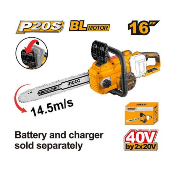 Cordless Chainsaw Brushless INGCO