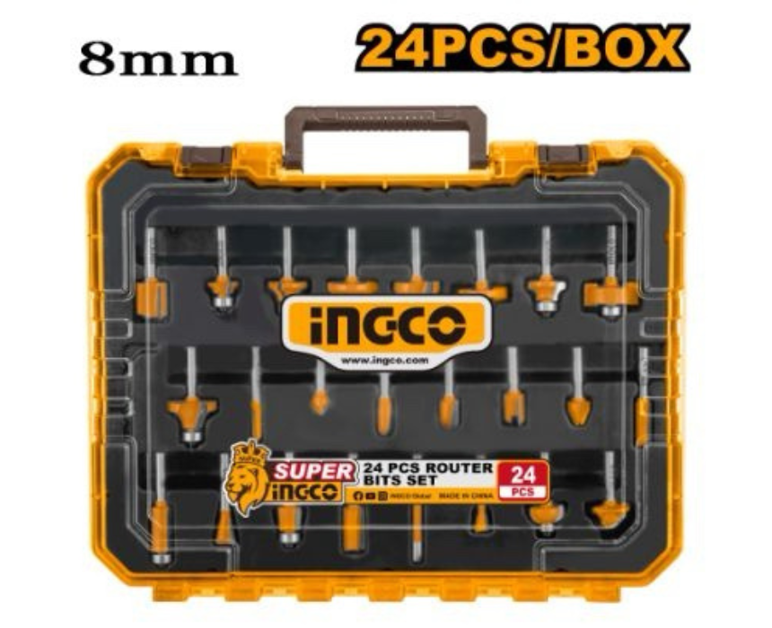 Untitled design (26) Router Bit Set INGCO - Image 1