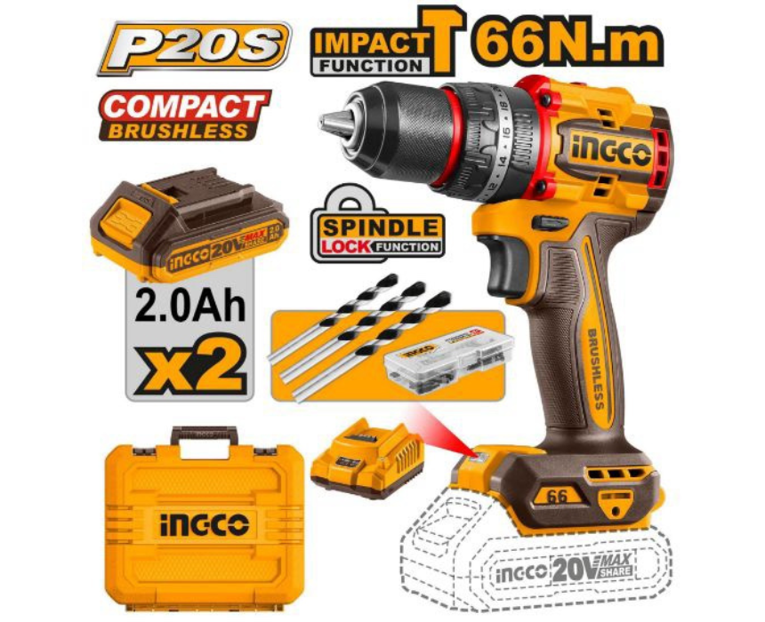Untitled design (27) Brushless Impact Drill INGCO - Image 1