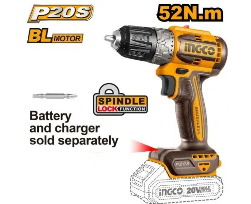 Untitled design (30) Brushless Cordless Drill INGCO - Image 1