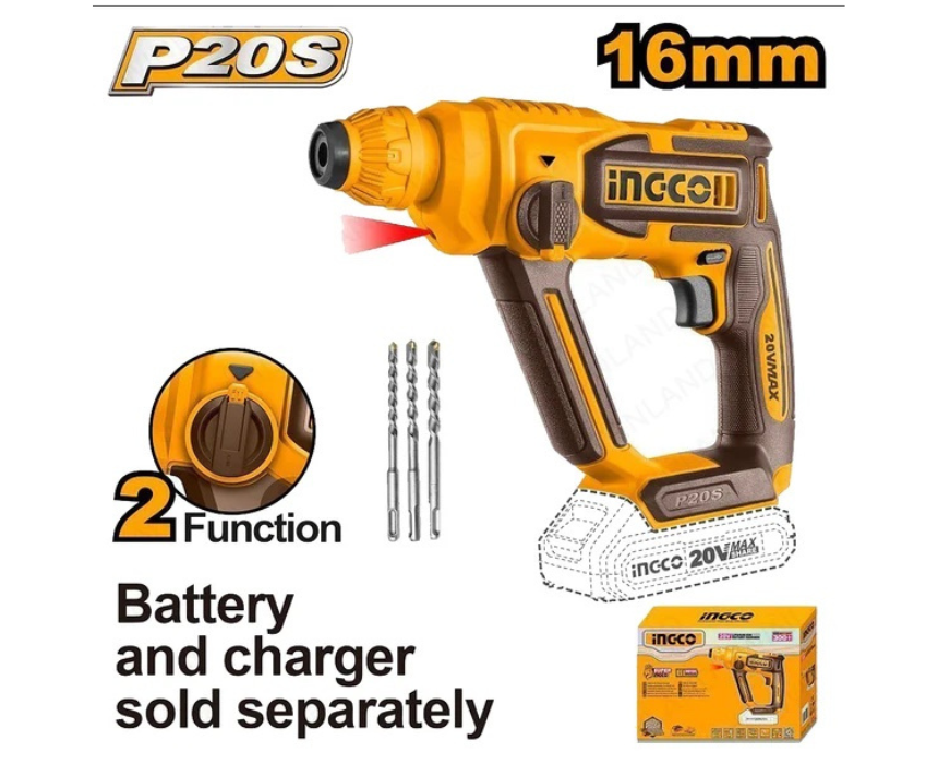 Untitled design (35) Cordless Rotary Hammer INGCO - Image 1