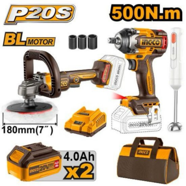 Cordless Tool Combo Kit INGCO