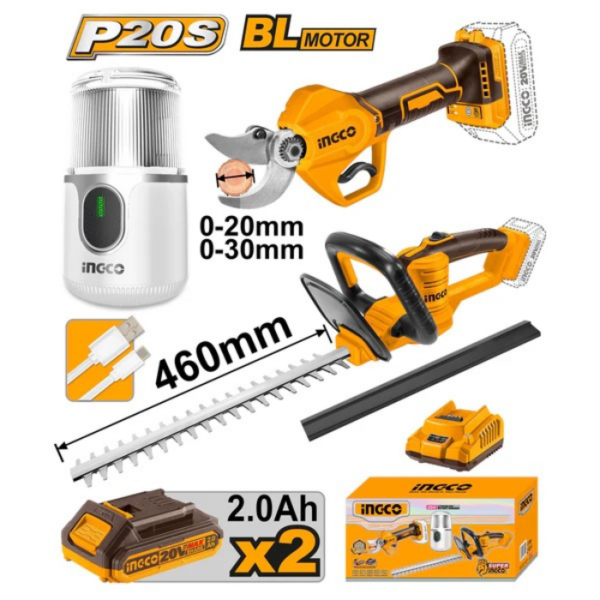Cordless Garden Tool Kit INGCO