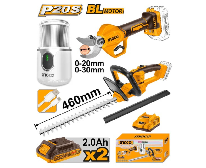 Untitled design (47) Cordless Garden Tool Kit INGCO - Image 1