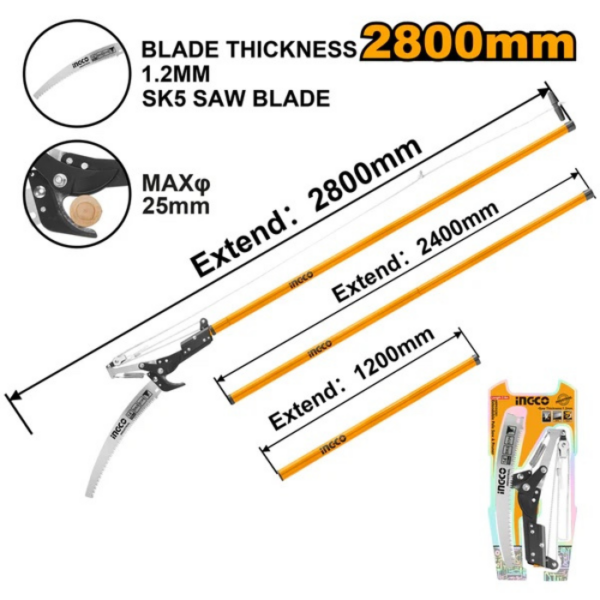 Telescopic Tree Pruner Saw INGCO