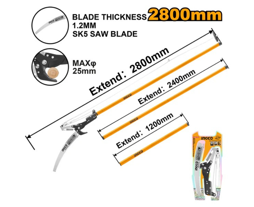 Untitled design (48) Telescopic Tree Pruner Saw INGCO - Image 1