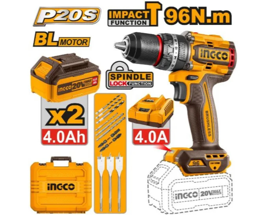 Untitled design (50) Cordless Impact Drill INGCO - Image 1