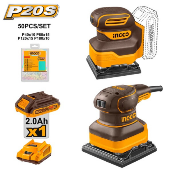 Palm Sander Combo Kit INGCO