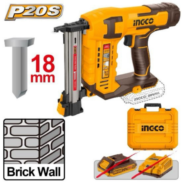 Cordless Concrete Nailer INGCO