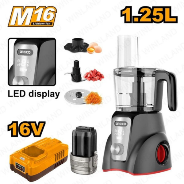 Cordless Food Processor INGCO