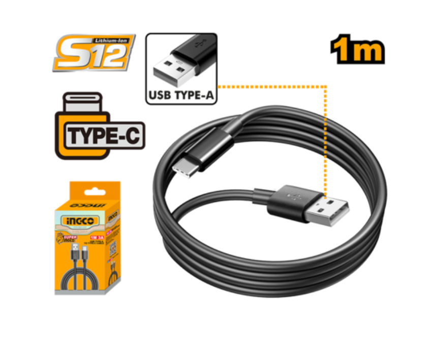 Untitled design (62) USB Type C Cable INGCO - Image 1