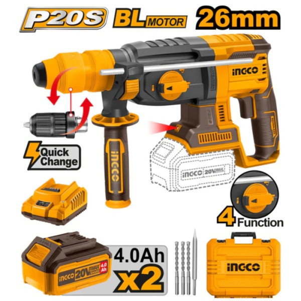 Cordless Rotary Hammer INGCO