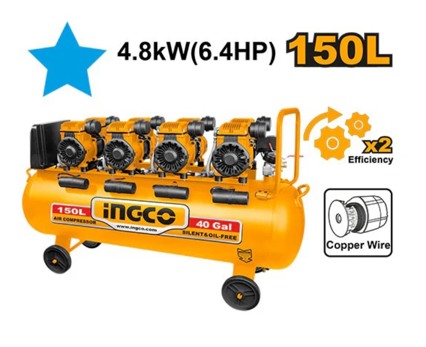 Untitled design (69) Oil Free Air Compressor INGCO - Image 1