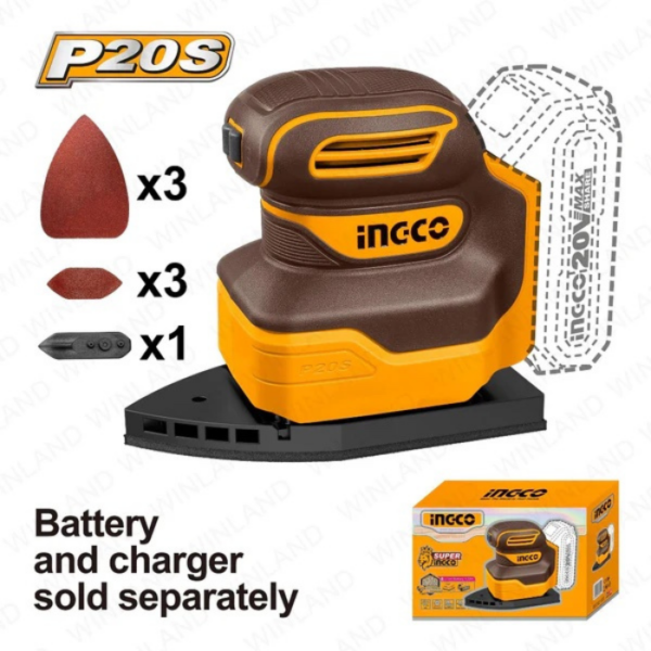 Cordless Palm Sander INGCO