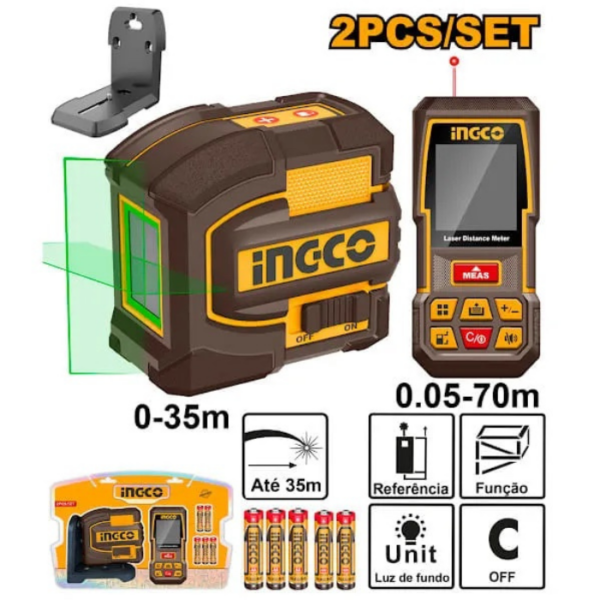 Laser Level Measuring Kit INGCO