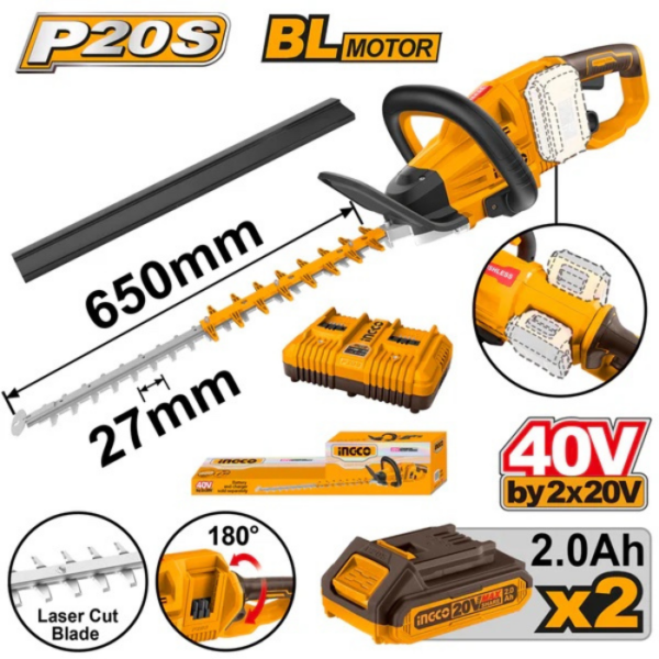 Cordless Hedge Trimmer INGCO