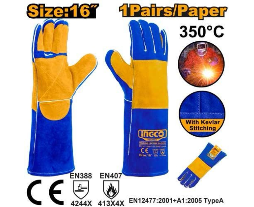 Untitled design (91) Welding Gloves Heat Resistant INGCO - Image 1