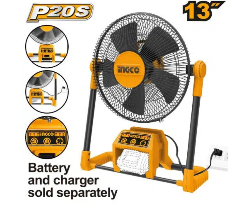 Untitled design (92) Cordless Electric Fan INGCO - Image 1