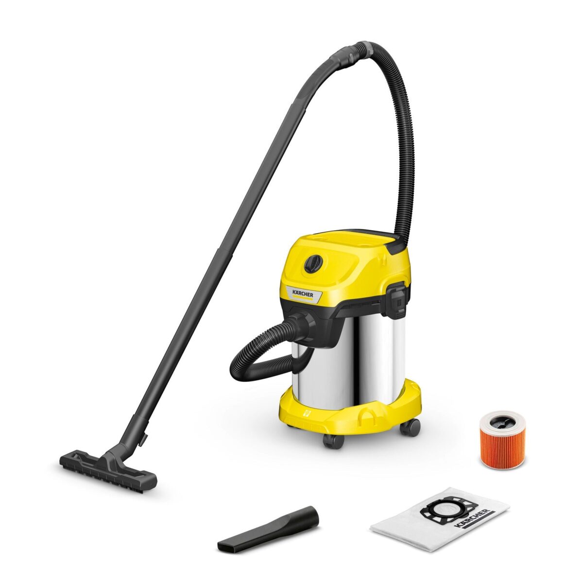 WD3S WD 3 S Wet & Dry Vacuum Cleaner 1000W 17L