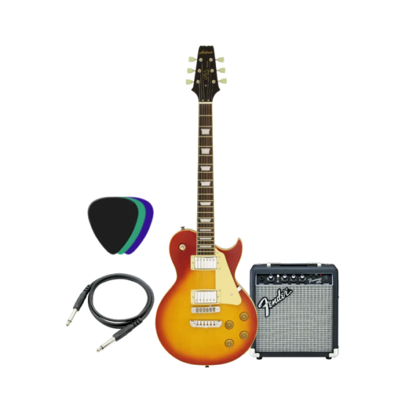 Aria Pro PE-350STD & Fender Frontman 10G Electric Guitar Bundle