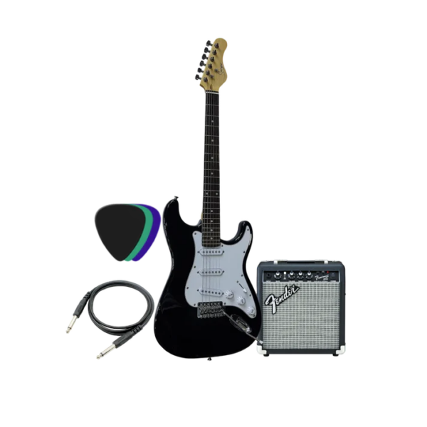 Smiger SSS & Fender Frontman 10G Electric Guitar Bundle
