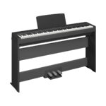 Yamaha P-145 Portable Digital Piano with Wooden Stand and Pedal Unit
