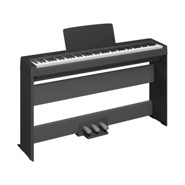 Yamaha P-145 Portable Digital Piano with Wooden Stand and Pedal Unit