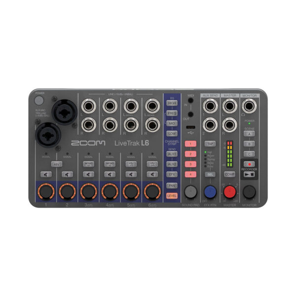 Zoom L6 LiveTrak 10-Channel Digital Mixer/Recorder