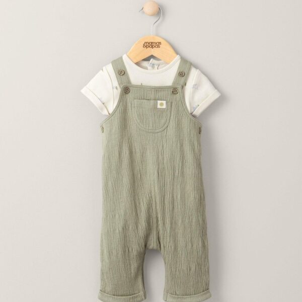 Adventure Bodysuit & Dungarees Outfit Set