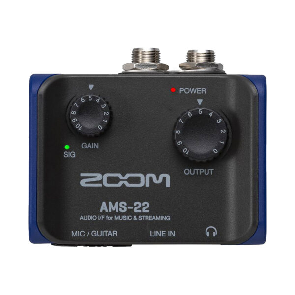 Zoom AMS-22 2-Channel Audio Interface for Music & Streaming