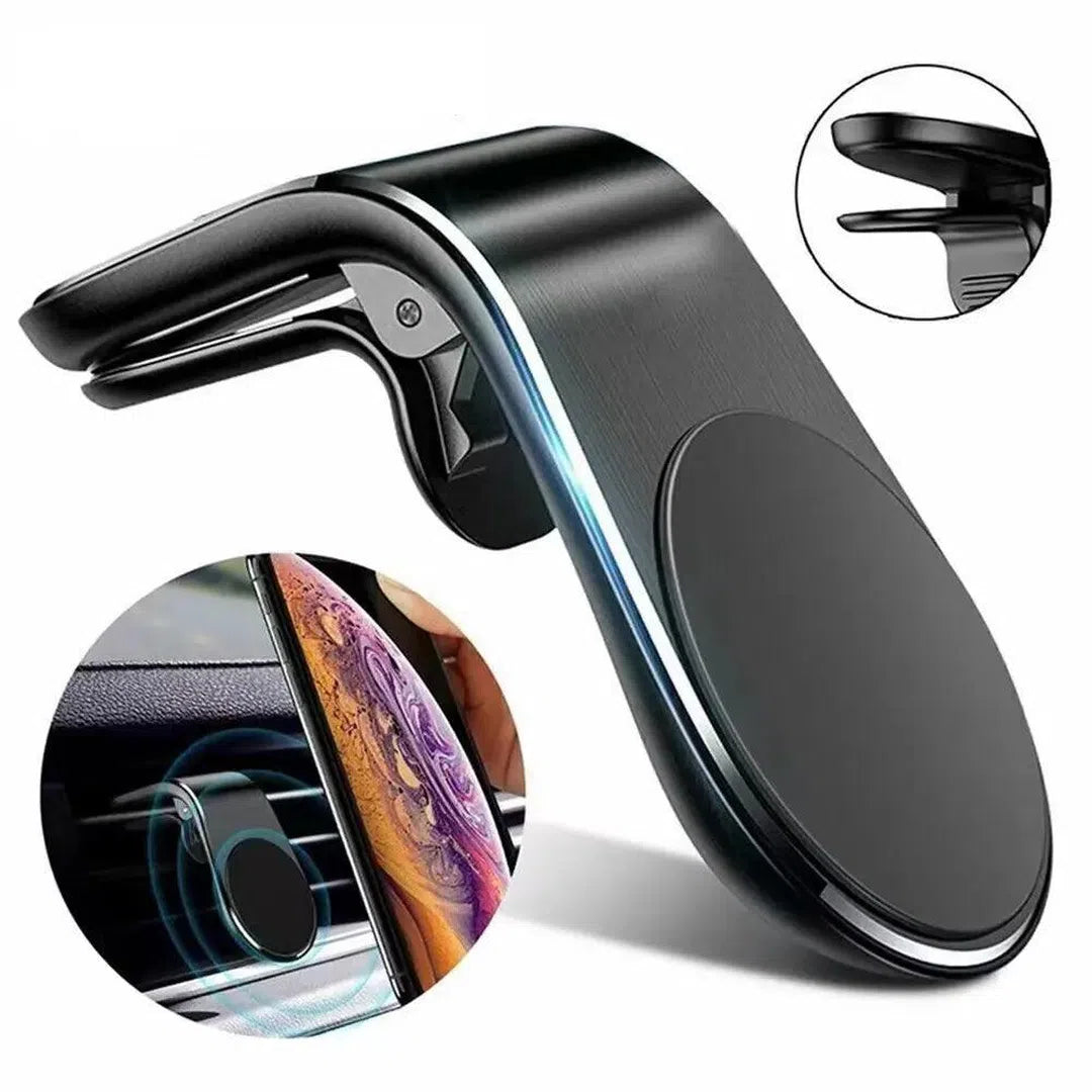 car-magnetic-phone-holder-with-stand-clip-1.jpg Car Magnetic Phone Holder with Stand Clip - Image 1