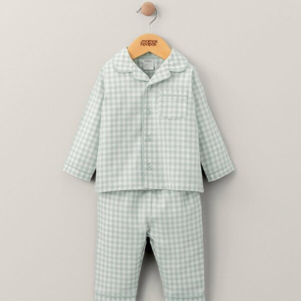 Check Woven Pyjamas - Blue