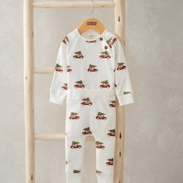 Christmas Car Bodysuit & Leggings