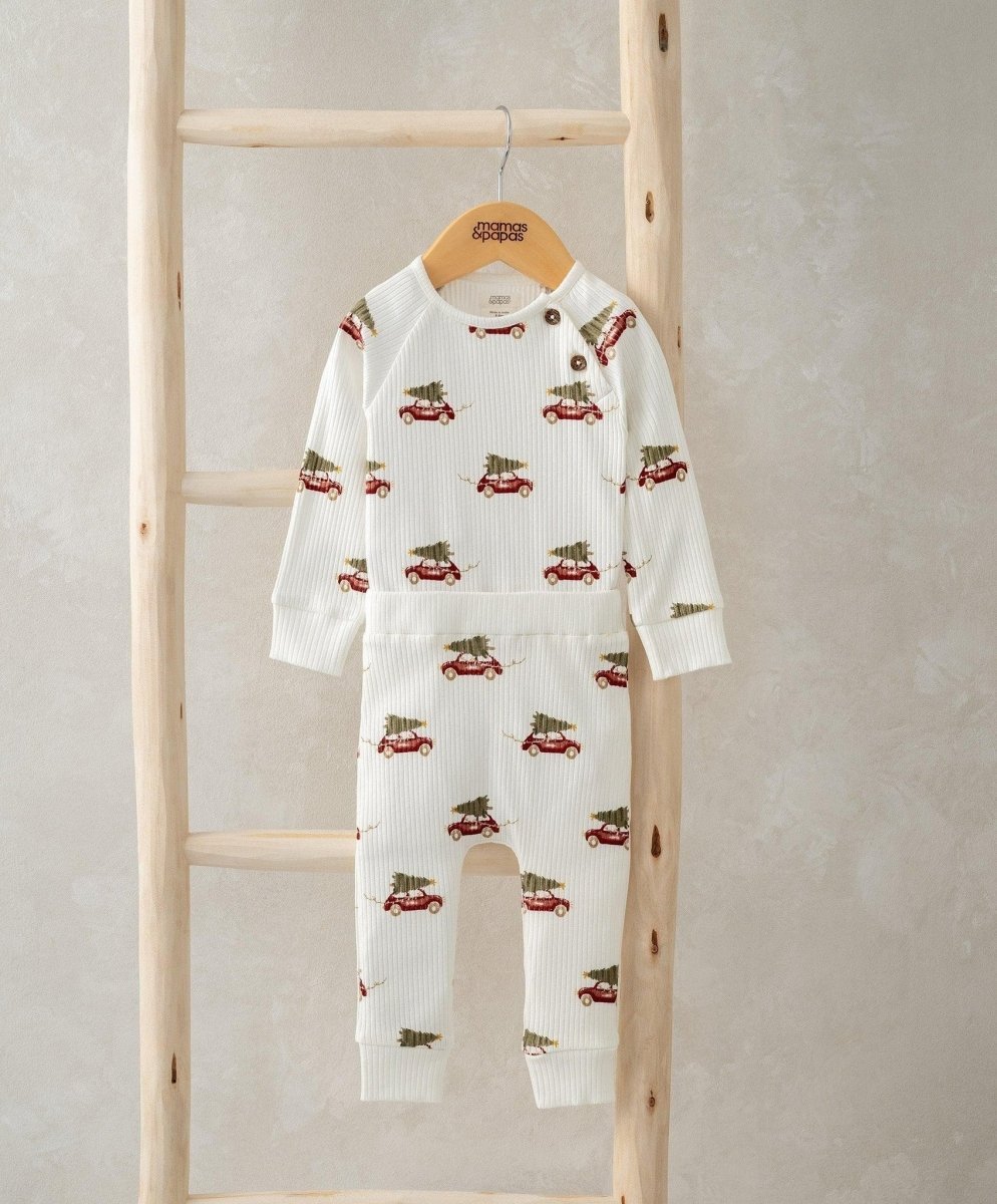 christmas-car-bodysuit-leggings-set-mamas-papas-mamas-papas-lb-2052449 Christmas Car Bodysuit & Leggings